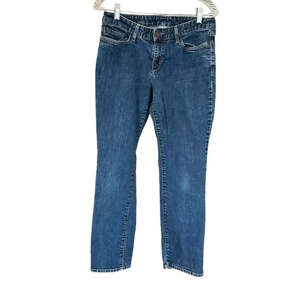 Eddie Bauer EUC Women's Curvy Slim Straight Jeans Size 8 Short